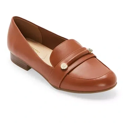 Liz Claiborne Womens Trish Loafers In Brown