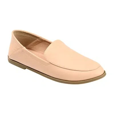 Journee Collection Corinne Womens Moc Closed Toe Loafers In Neutral