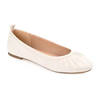Journee Collection Tannya Womens Round Ballet Flats In Neutral