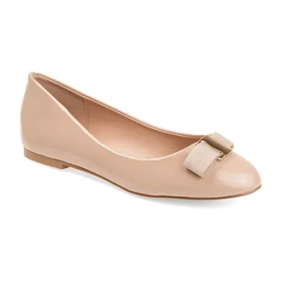 Journee Collection Womens Kim Ballet Flats In Sand