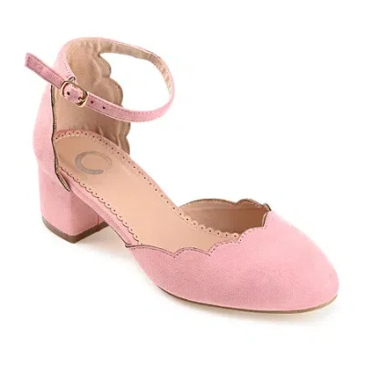 Journee Collection Womens Edna Heeled Sandals In Pink