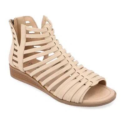 Journee Collection Womens Delilah Gladiator Sandals In Brown
