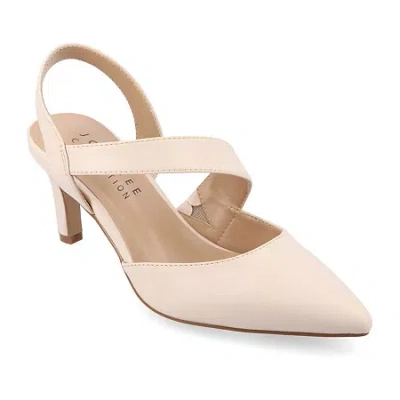 Journee Collection Scarlett Womens Pointed Closed Toe Stiletto Heel Pumps In Pink