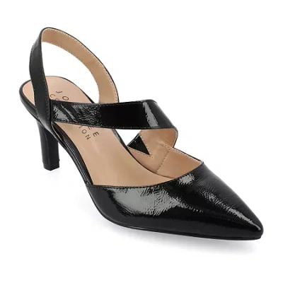 Journee Collection Scarlett Womens Pointed Closed Toe Stiletto Heel Pumps In Black
