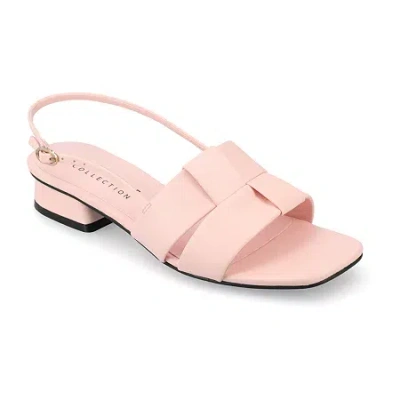 Journee Collection Cloudsteppers Womens Tabatha Flat Sandals In Animal Print