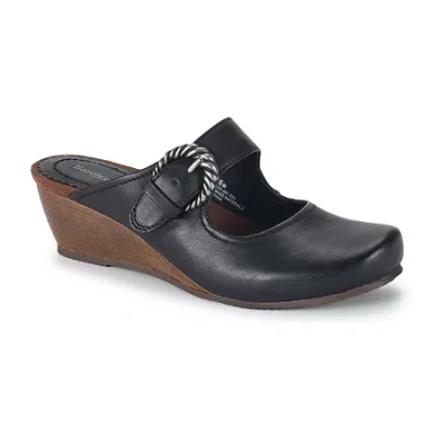 Baretraps Luna Womens Round Mules In Black