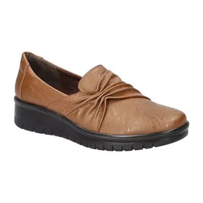 Easy Street Womens Faith Slip-on Shoe In Brown
