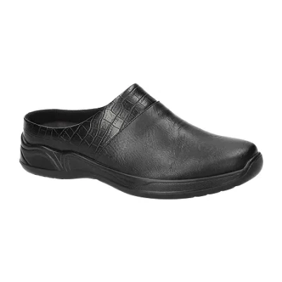 Easy Street Janalee Womens Round Closed Toe Slip-on Shoe In Black