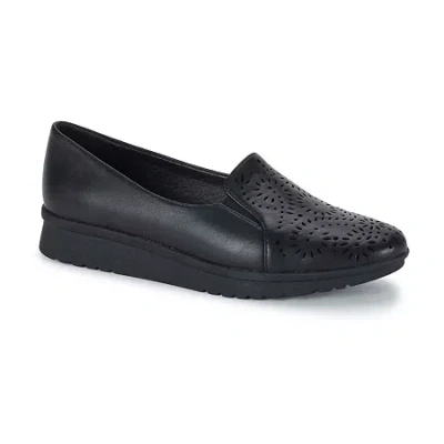 Baretraps Amry Womens Round Closed Toe Slip-on Shoe In Black
