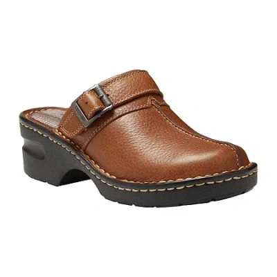 Eastland Mae Womens Closed Toe Clogs In Brown