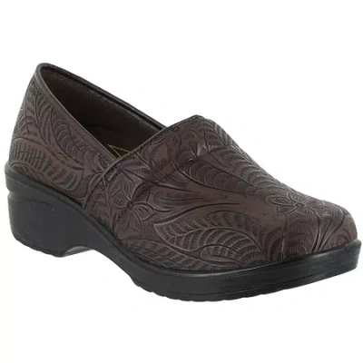Easy Works By Easy Street Lyndee Womens Round Clogs In Multi