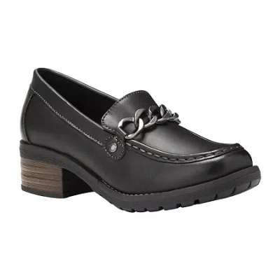 Eastland Nora Womens Round Closed Toe Slip-on Shoe In Black