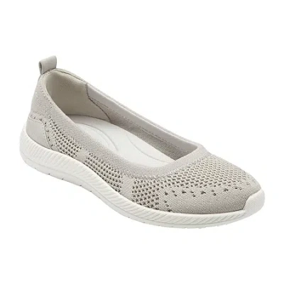 Easy Spirit Glitz2 Womens Slip On Textured Casual Shoes In Gray