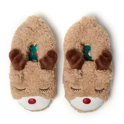 Dearfoams Adult Closed Back Unisex Adult Memory Foam Slip-on Slippers In Brown