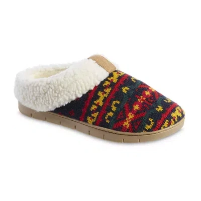 Isotoner Womens Slip-on Slippers In Brown