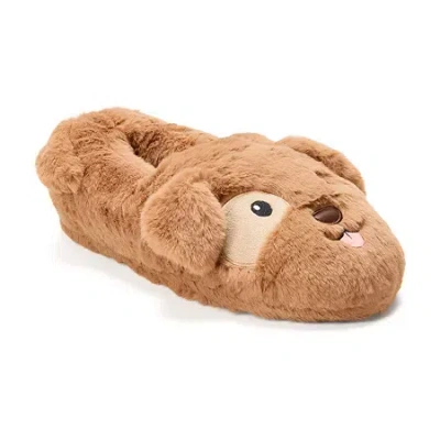 Dearfoams Adult Closed Back Unisex Adult Memory Foam Slip-on Slippers In Brown