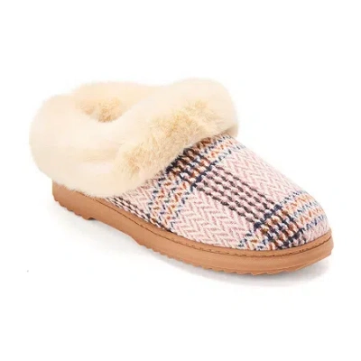 Dearfoams Hannah Festive Knit Clog Slipper In Multi