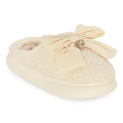 Juicy Couture Chou With Bow Gift Boxed Womens Slip-on Slippers In Brown
