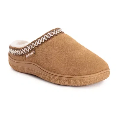Muk Luks Jordi Slipper Womens Memory Foam Slip-on Slippers In Brown