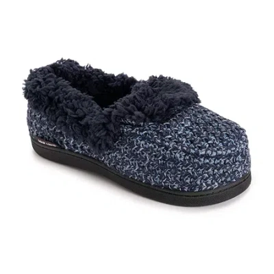 Muk Luks Anais Slipper Womens Memory Foam Slip-on Slippers In Blue
