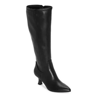 Sugar Womens Sonto Kitten Heel Dress Boots In Black