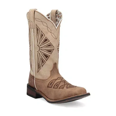 Laredo Womens Kite Days Flat Heel Cowboy Boots In Brown