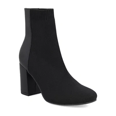 Mia Girl Womens Damani Block Heel Dress Boots In Black