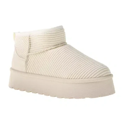 Dirty Laundry Womens Yarroh Flat Heel Booties In Nude