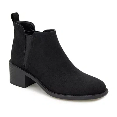 Esprit Womens Breezy Stacked Heel Chelsea Boots In Black