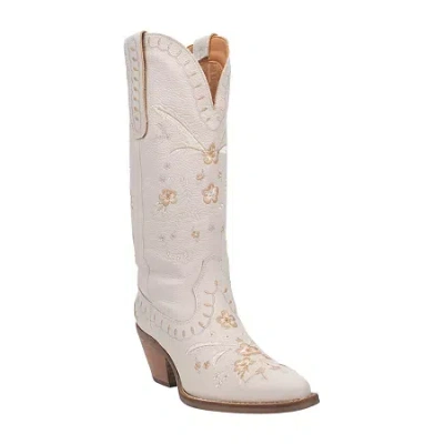 Dingo Full Bloom Western Boot In White