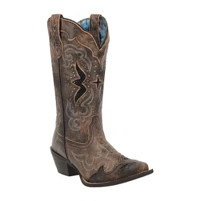 Laredo Womens Block Heel Cowboy Boots In Multi