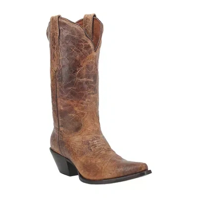 Dan Post Womens Collen Block Heel Cowboy Boots In Multi