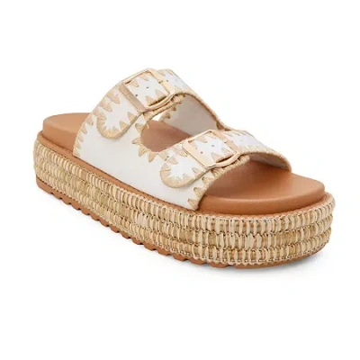 Yoki Womens Cosette Strap Sandals In White