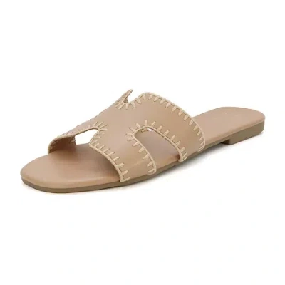 Yoki Womens Essie-29 Flat Sandals In Multi