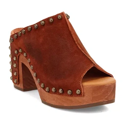 Dingo Womens Echo Heeled Sandals In Brown