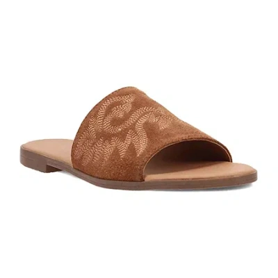 Dingo Womens Lasso Slide Sandals In Brown