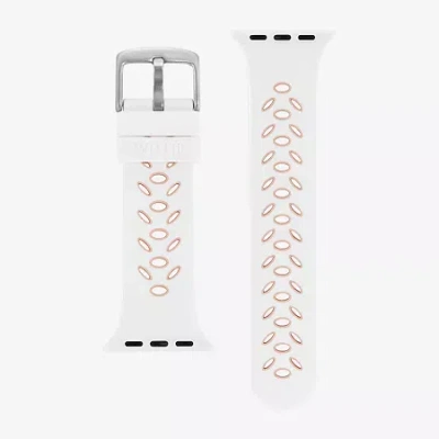Withit Apple Compatible Unisex Adult White Watch Band Wi/t-as4-008-43-bx-01 In Multi