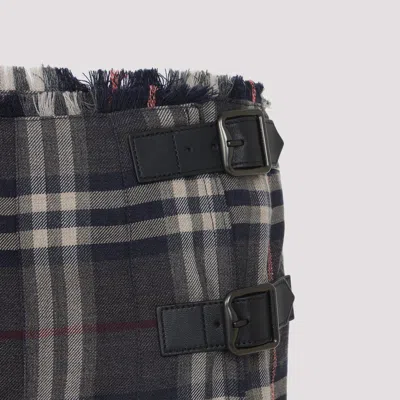 Burberry Check Mini Skirt Women In Multi