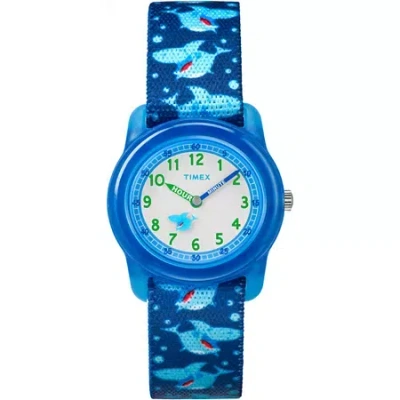 Timex Boys Blue Strap Watch Tw7c135009j In Blue