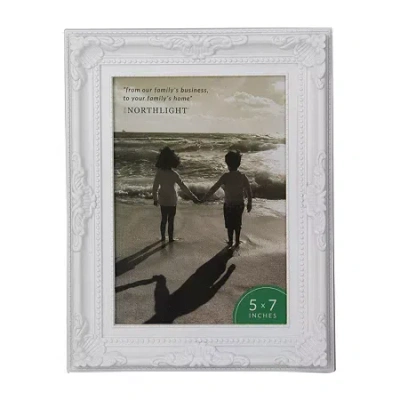 Northlight 5" X 7" Victorian Style Tabletop Frame In White