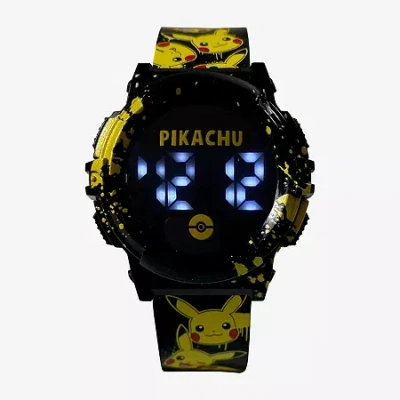 Pokémon Pokeman Boys Black Strap Watch Pok4413jc In Multi