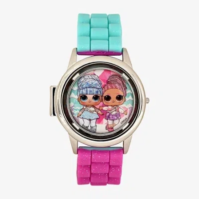 Lol Girls Digital Multicolor Strap Watch 4559jc In Transparent