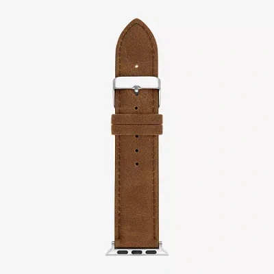 Fine Jewelry Apple Compatible Unisex Adult Brown Watch Band Fmdjab011 In Brown