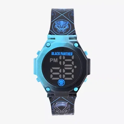 Marvel Black Panther Unisex Multicolor Strap Watch Avg4789 In Blue