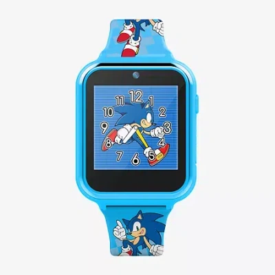 Itime Sonic The Hedgehog Boys Multicolor Smart Watch Snc4055jc21 In Transparent