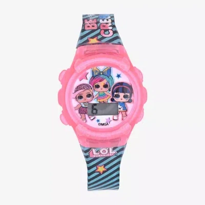 Lol Girls Digital Multicolor Strap Watch 4518jc In Transparent