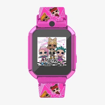 Itime Lol Unisex Multi-function Pink Smart Watch Lol4465jc In Transparent