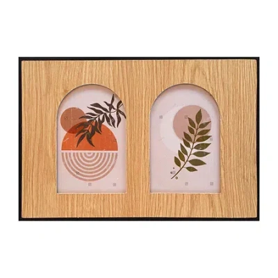 Concepts In Time 2x46 Op Nat/blk Arch Mat Photo 2-opening Tabletop Frame In Nude