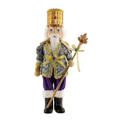 Northlight Nutcracker With Jeweled Scepter Christmas Figure In Multi