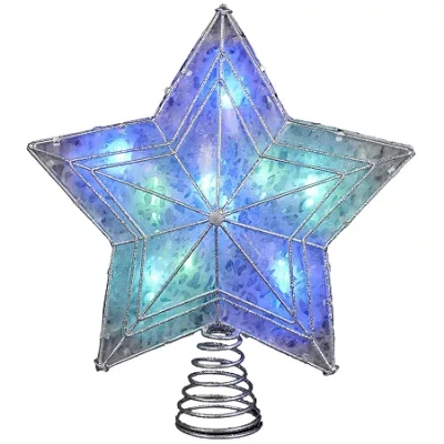 Kurt Adler 12" Color-changing Star Led Lighted Treetopper In Multi
